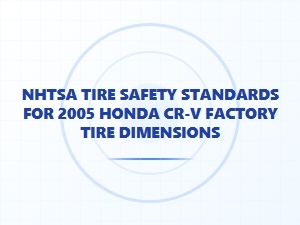 Honda Cr-V Tire Standards and Nhtsa Safety Regulations